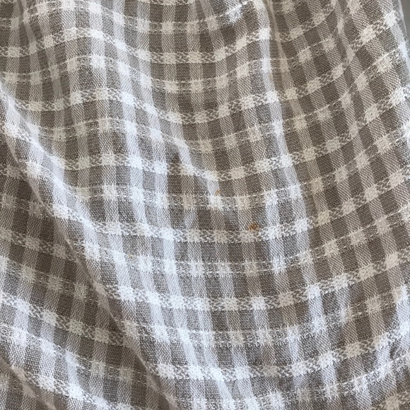 Linen gingham wrap - Picture 7 of 8